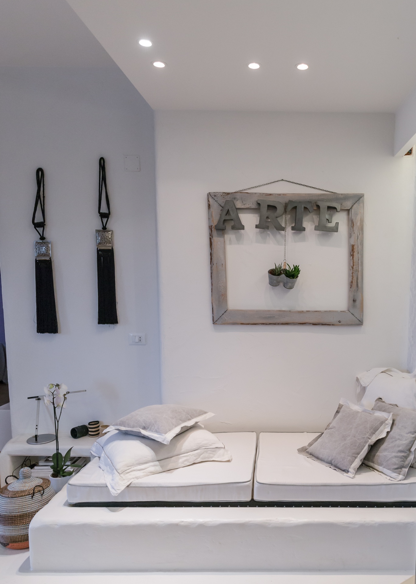 Maison Mi.Rì. Termoli — zona living dettaglio decorativo Arte